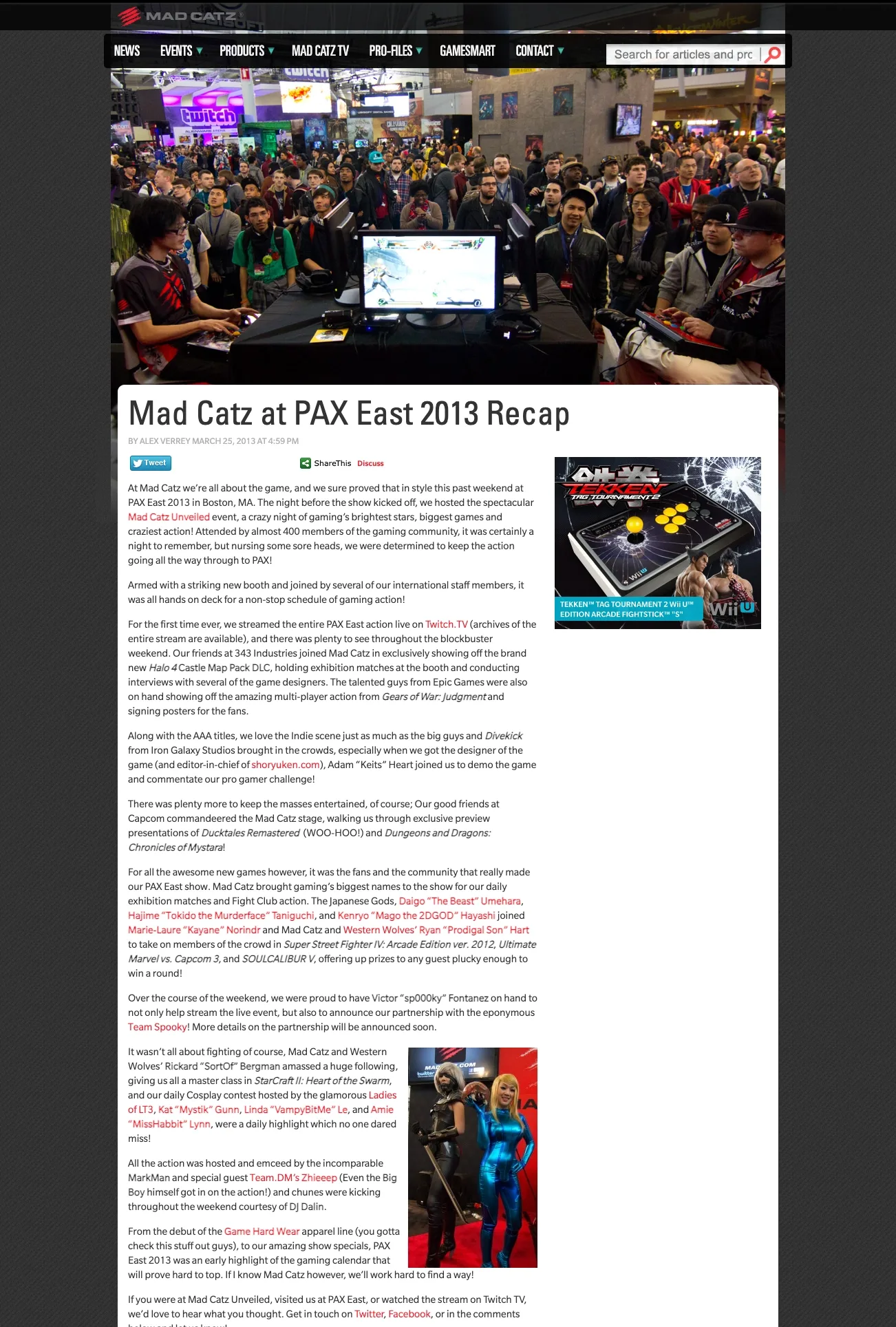 An editorial article published into the content platform