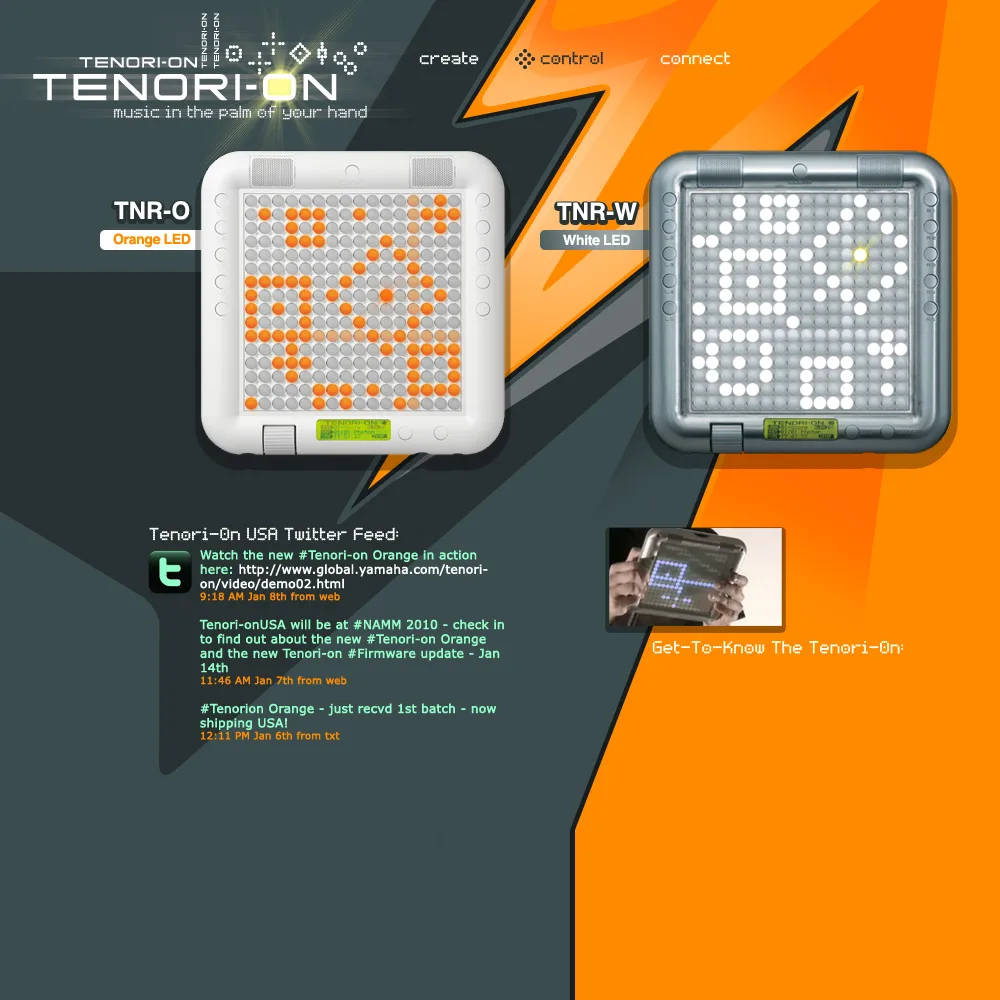 Tenori-on owner destination site